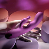 Playboy - Busy Bunny Rechargeable Rabbit Vibrator (Purple)