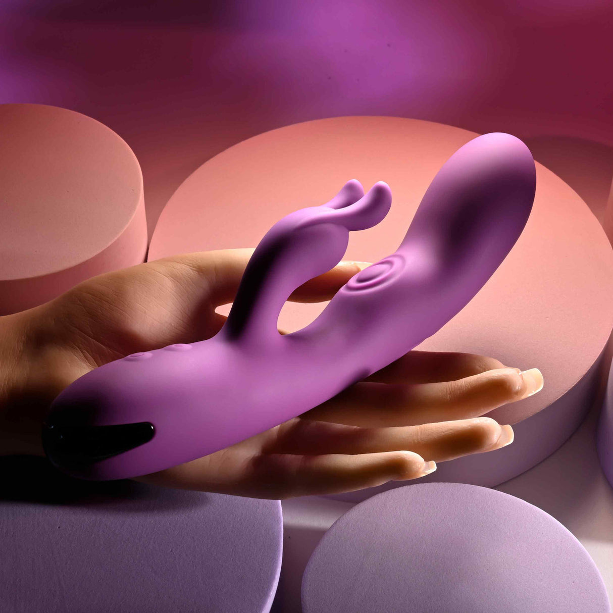 Playboy - Busy Bunny Rechargeable Rabbit Vibrator (Purple)
