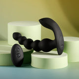 Evolved - Bead Me Up Remote-Controlled Vibrating Anal Beads (Black)