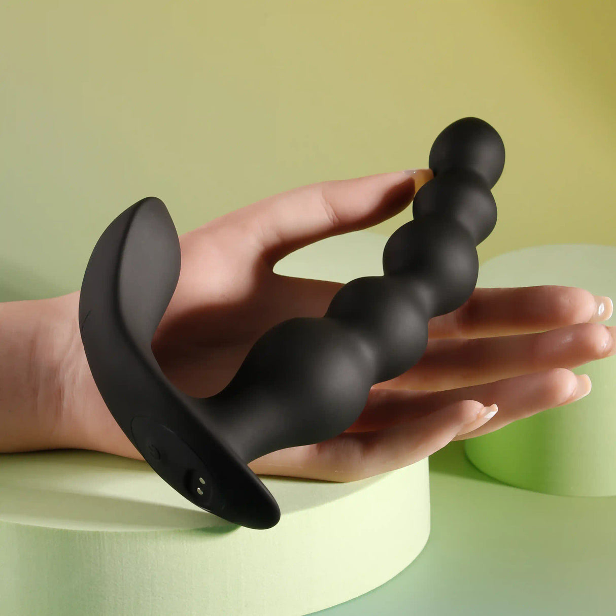 Evolved - Bead Me Up Remote-Controlled Vibrating Anal Beads (Black)