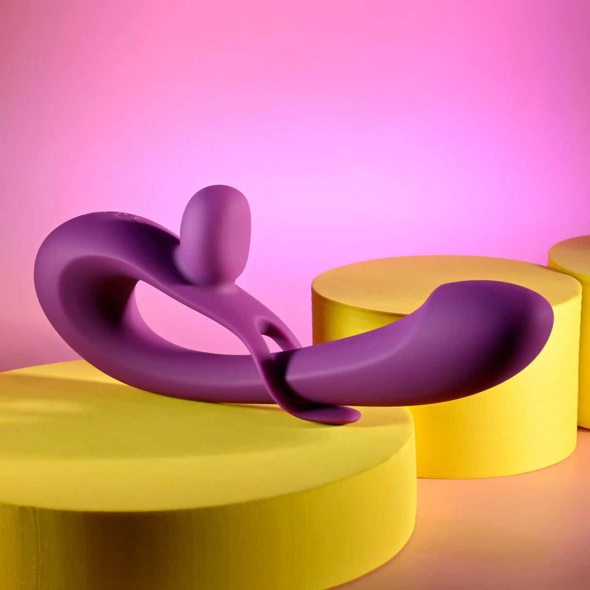Playboy - Cha Cha Slide Adjustable Rechargeable Rabbit Vibrator (Purple)