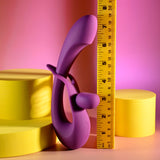 Playboy - Cha Cha Slide Adjustable Rechargeable Rabbit Vibrator (Purple)