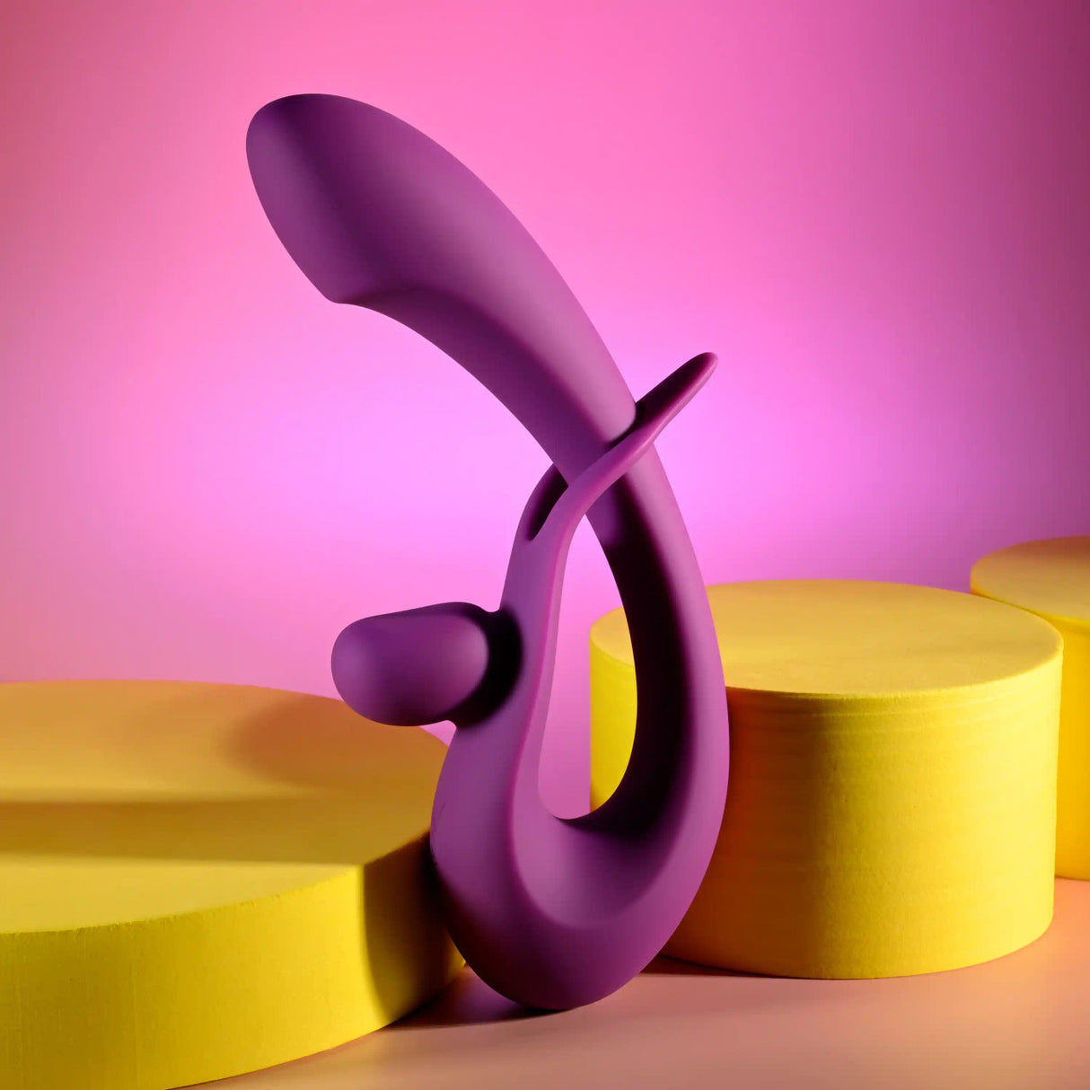 Playboy - Cha Cha Slide Adjustable Rechargeable Rabbit Vibrator (Purple)