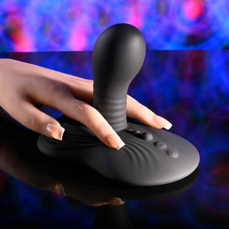 Playboy - Sittin’ and Spinnin’ Remote-Controlled Ride-On Vibrator (Black)