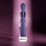 Evolved - Bow Down Rechargeable Rabbit Vibrator (Purple)