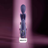 Evolved - Bow Down Rechargeable Rabbit Vibrator (Purple)