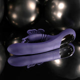Evolved - Wings of Frenzy Rechargeable Rabbit Vibrator (Purple)