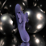 Evolved - Wings of Frenzy Rechargeable Rabbit Vibrator (Purple)
