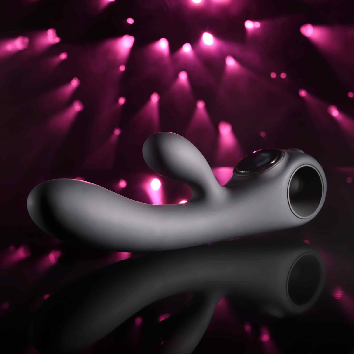 Evolved - Black Magic Rechargeable Dual-Stimulation Vibrator (Black)