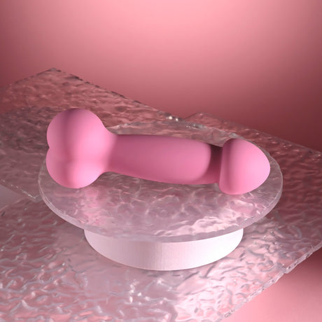 SELOPA - A Bit Nutty Rechargeable Realistic Dildo Vibrator (Pink)