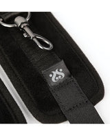 Sei Mio - Sensually Secured Velvet Handcuffs (Black) - Black