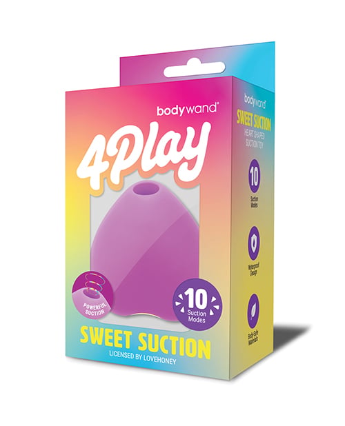Bodywand - 4 Play Sweet Suction Clitoral Vibrator (Pink)