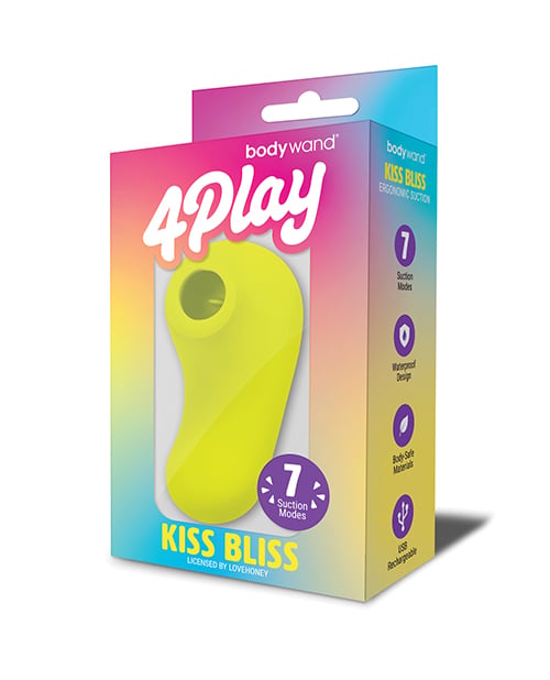 Bodywand - 4 Play Petite Bliss Clitoral Vibrator (Yellow)