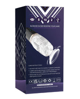 Secwell - Sucking & Vibrating Oral Masturbator (Black) - Black
