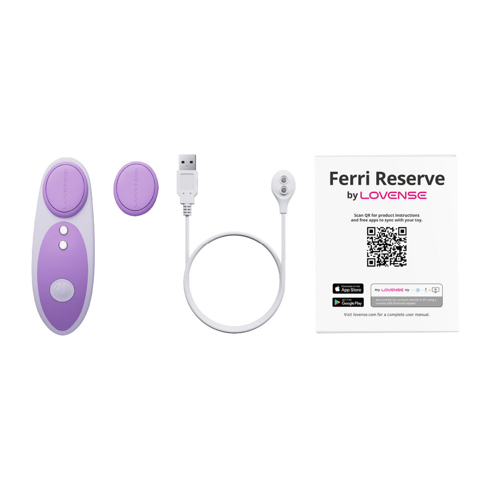 Lovense - Ferri Reserve App Controlled Pantry Vibrator (Purple)