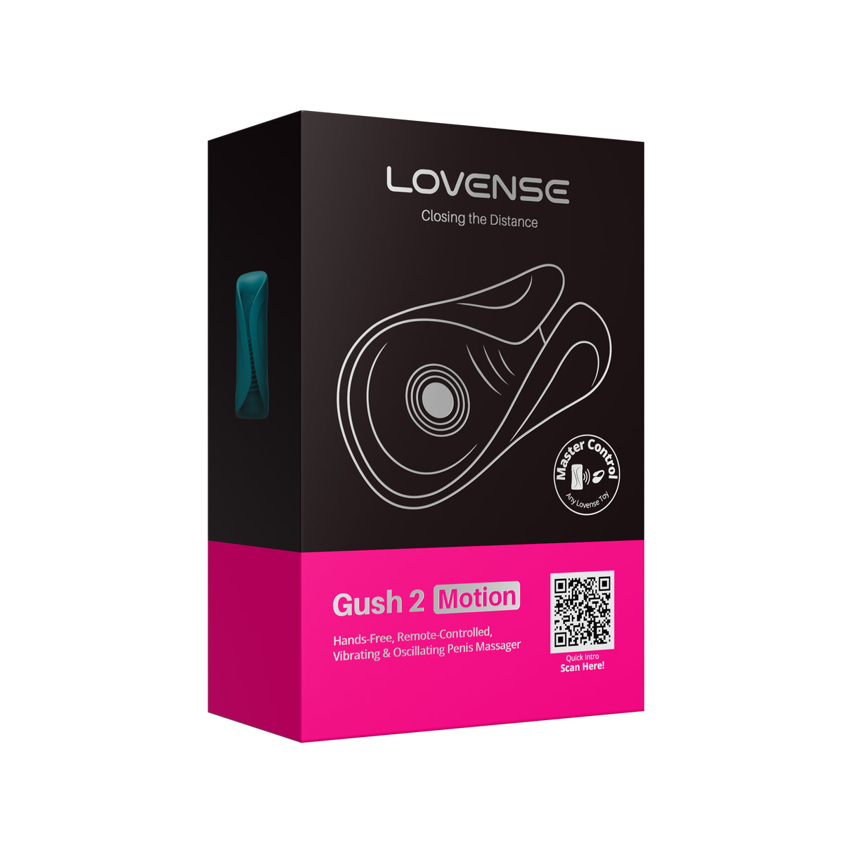 Lovense - Gush 2 Motion App-Controlled Glans Massager Stroker (Green)