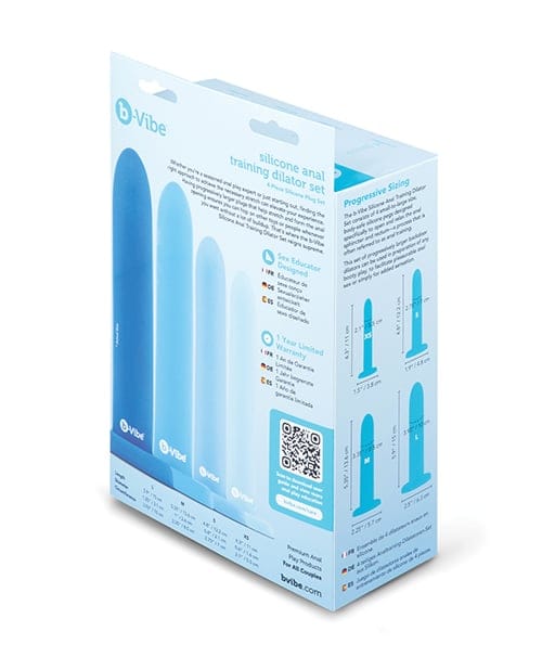 B-Vibe - Silicone Anal Training Dilator Set 4-Piece BV1024 CherryAffairs