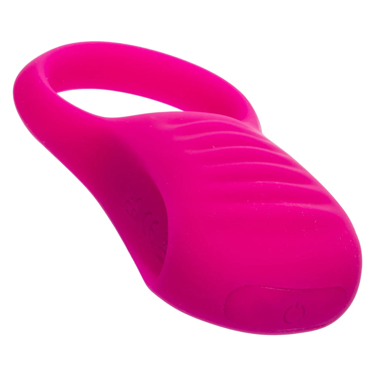 CalExotics - Basic Essentials Rechargeable Ridge Rider Cock Ring (Pink) – product view 11