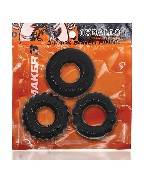 Oxballs - Bonemaker Three-Piece Stretch Cock Ring Set – product view 4
