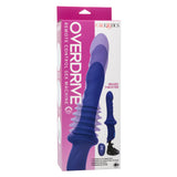 California Exotics - Overdrive Remote Control Sex Machine Ridged Thruster (Blue) CE2117 CherryAffairs