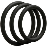 Doc Johnson - Optimale 3 Cock Ring Set - CherryAffairs.sg