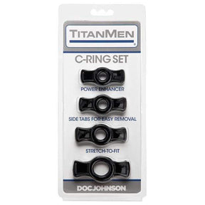 Doc Johnson - Titanmen Tools Cock Ring Set - CherryAffairs.sg