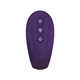 Evolved - 2 Become 1 Remote Tongue Licking Clitoral Air Stimulator Dildo (Purple) EV1091 CherryAffairs