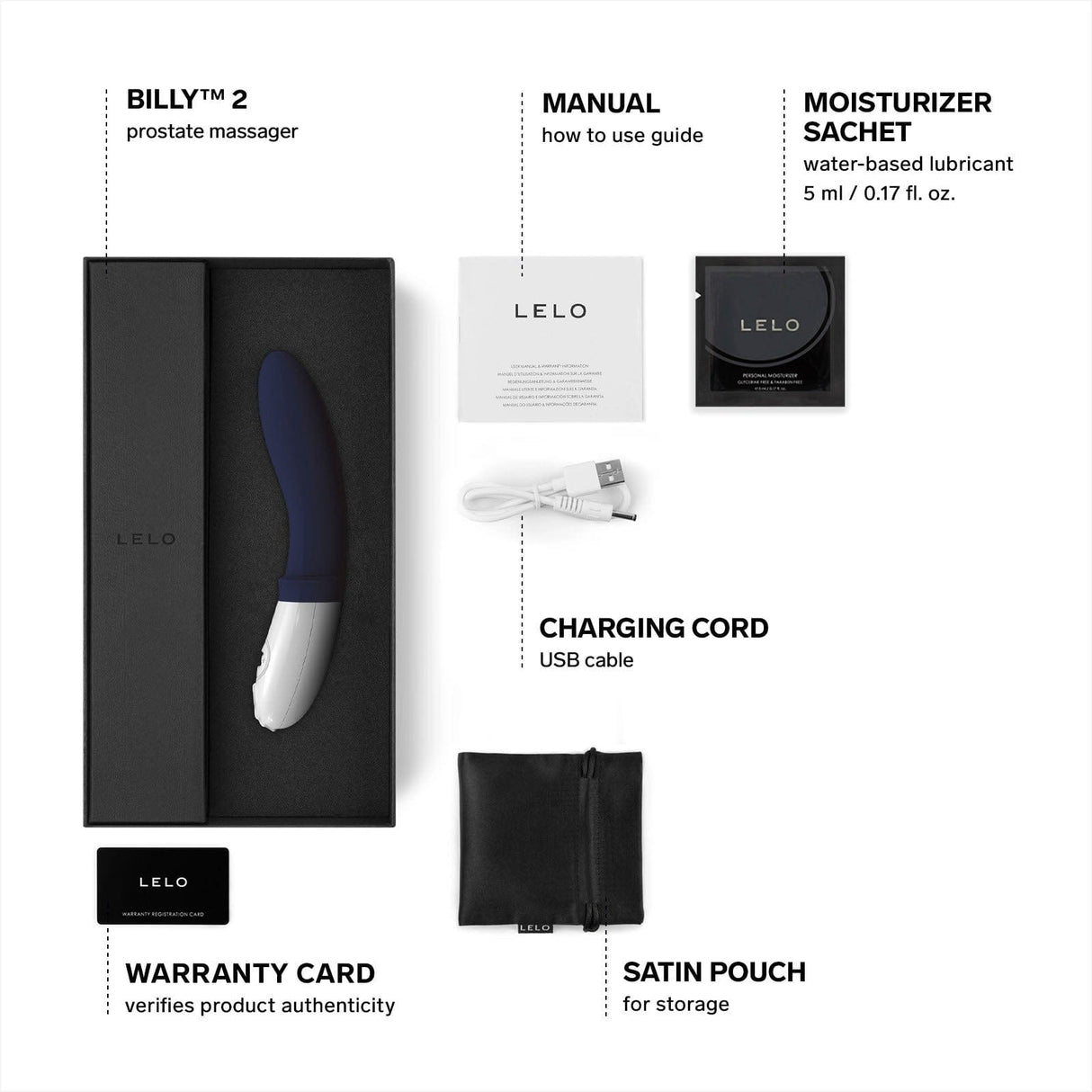 LELO - Billy 2 Prostate Massager CherryAffairs