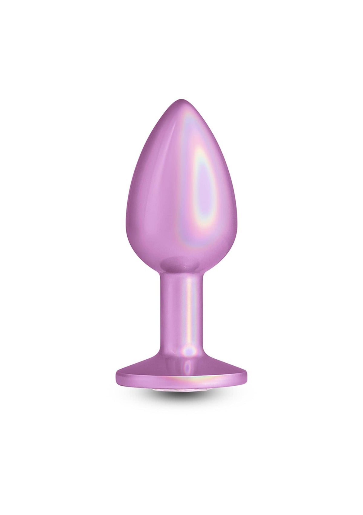 NS Novelties - Rear Asset Small Iridescent Aluminium Anal Plug (Pink) NS1173 CherryAffairs