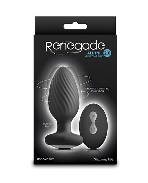 NS Novelties - Renegade Alpine 2.0 Remote-Control Gyrating Anal Plug (Black)