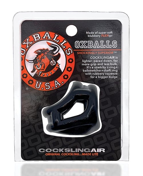 Oxballs - Cocksling Air Lightweight Flextpr Cock and Ball Sling (Black) OX1066 CherryAffairs