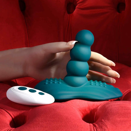Playboy - Have A Seat Remote-Controlled Ride-On Vibrator (Green) PLB1032 CherryAffairs