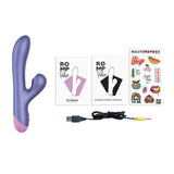 Romp - Pulse Suction Clitoral Air Stimulator Rabbit Vibrator (Purple) RM1029 CherryAffairs