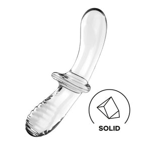 Satisfyer - Double Crystal Glass Dildo (Clear) STF1320 CherryAffairs