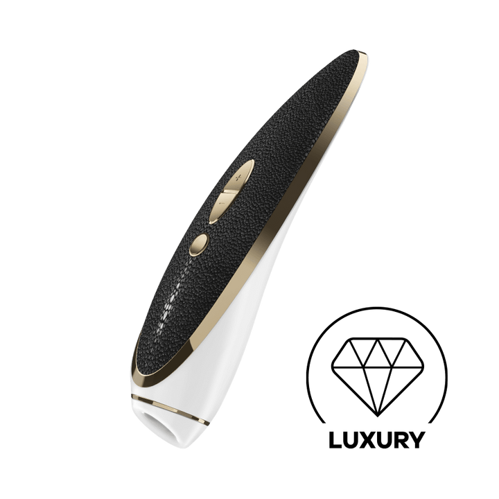 Satisfyer - Luxury Haute Couture Clitoral Air Stimulator (Black) STF1051 CherryAffairs