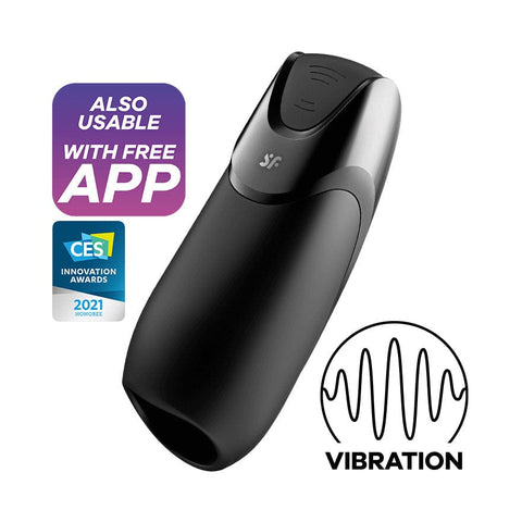Satisfyer - Men Vibration Plus App-Controlled Stroker Masturbator (Itim)