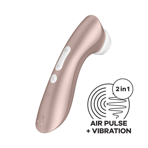 英国 Satisfyer-Pro 2振动充电阴蒂按摩器（玫瑰金）