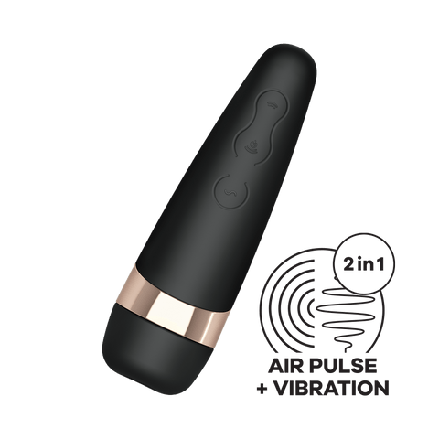 英国 Satisfyer-Pro 3振动按摩器（黑色）