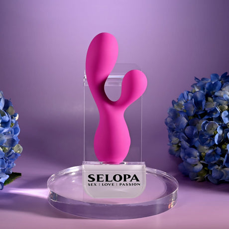 SELOPA - My Buddy Rechargeable Double-Ended Vibrator (Pink) EV1224 CherryAffairs