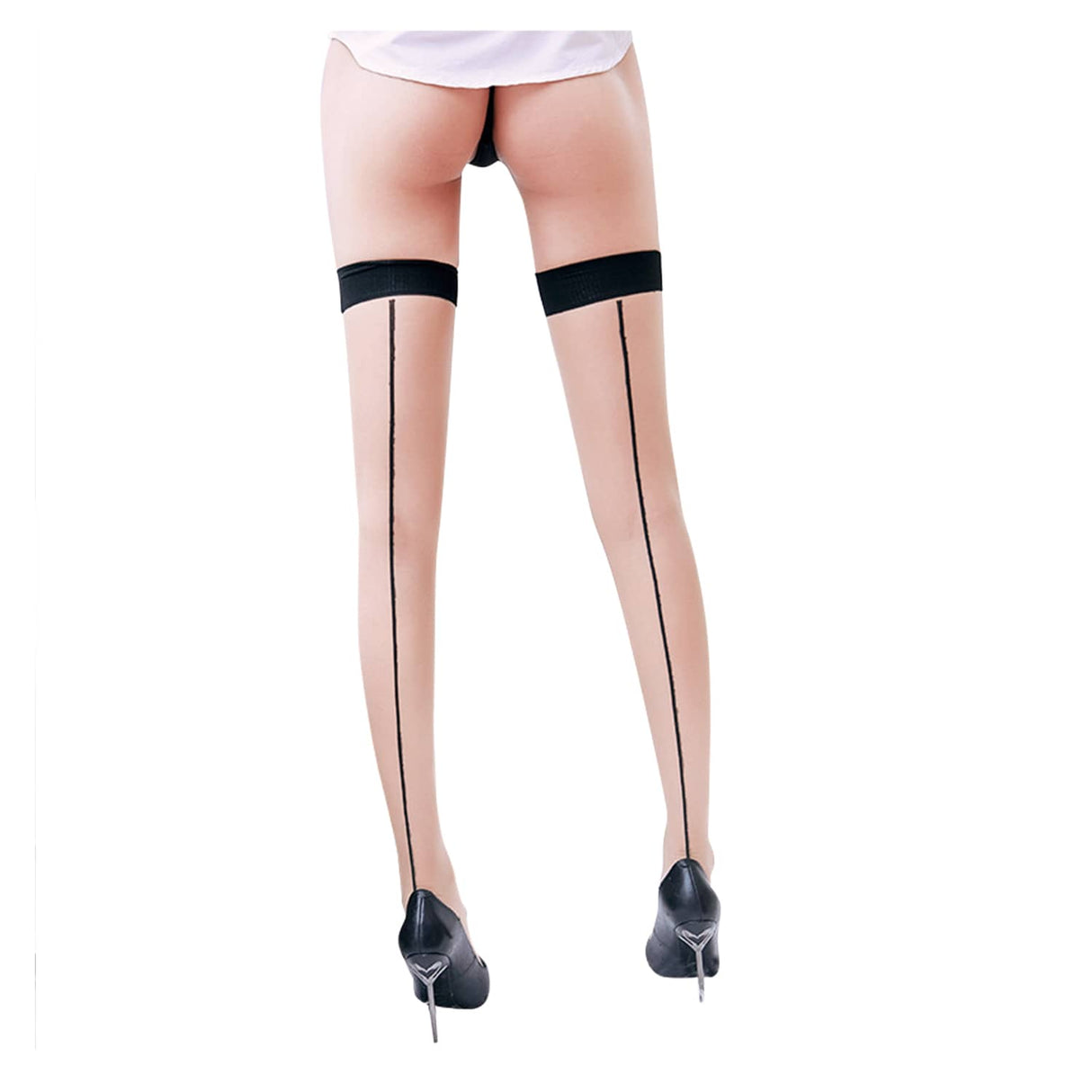 Stylish Avenue - Back Seam Garter Stockings BE B12BE SAV1031 CherryAffairs