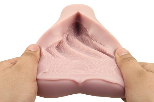 Tomax - Lilith Spiral Dots Textured Male Masturbator Onahole (Beige) CherryAffairs