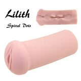 Tomax - Lilith Spiral Dots Textured Male Masturbator Onahole (Beige) CherryAffairs
