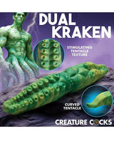 XR Brands - Creature Cocks Dual Kraken Silicone Double Dildo (Green) XR1107 CherryAffairs