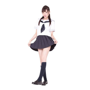 A&T - Kami High School Summer Special Uniform Costume (White) AT1031 CherryAffairs