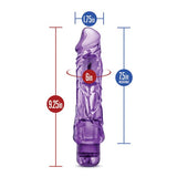 Blush Novelties - Naturally Yours Wild Ride Realistic Vibrating Dildo 9" CherryAffairs