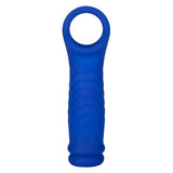 California Exotics - Admiral Liquid Silicone Wave Extension Cock Sleeve (Blue) CE1969 CherryAffairs
