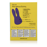 California Exotics - Mini Marvels Silicone Marvelous Bunny Clit Massager  (Purple) CE1506 CherryAffairs