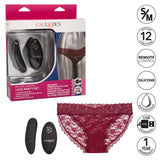 California Exotics - Remote Control Vibrating Lace Panty Set CherryAffairs