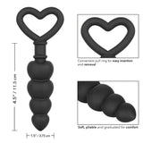California Exotics - Silicone Love Probe Anal Beads (Black) CE1722 CherryAffairs