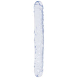 Doc Johnson - Crystal Jellies Jr. Double Dong 12" (Clear) - CherryAffairs.sg